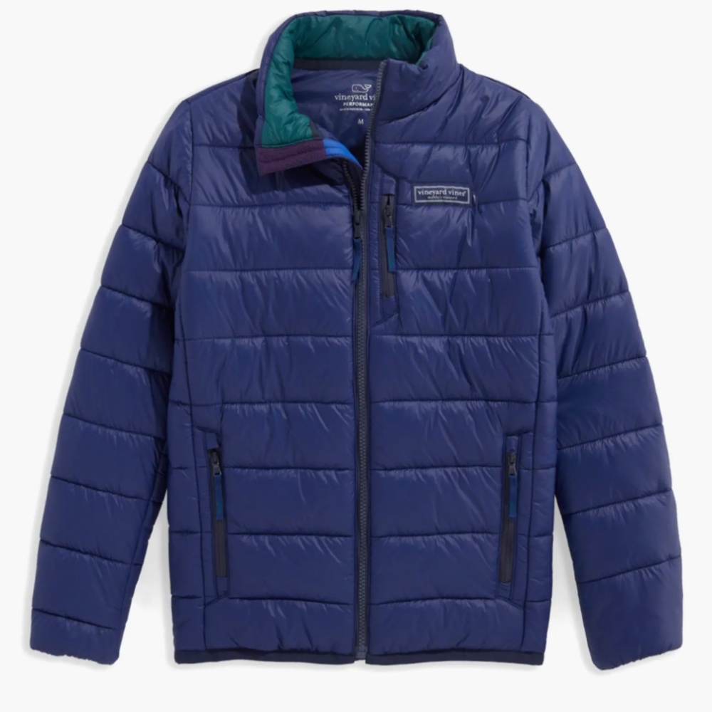 Vineyard Vines Kids' Mountain Weekend Puffer Jacket
